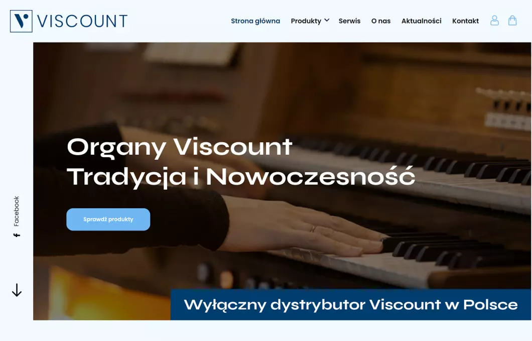 Organy kościelne viscount - zrzut ekranu
