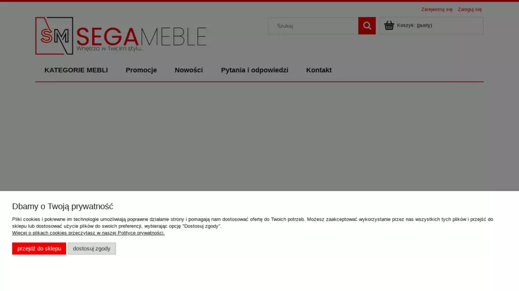 Sega Meble - sklep meblowy - zrzut ekranu