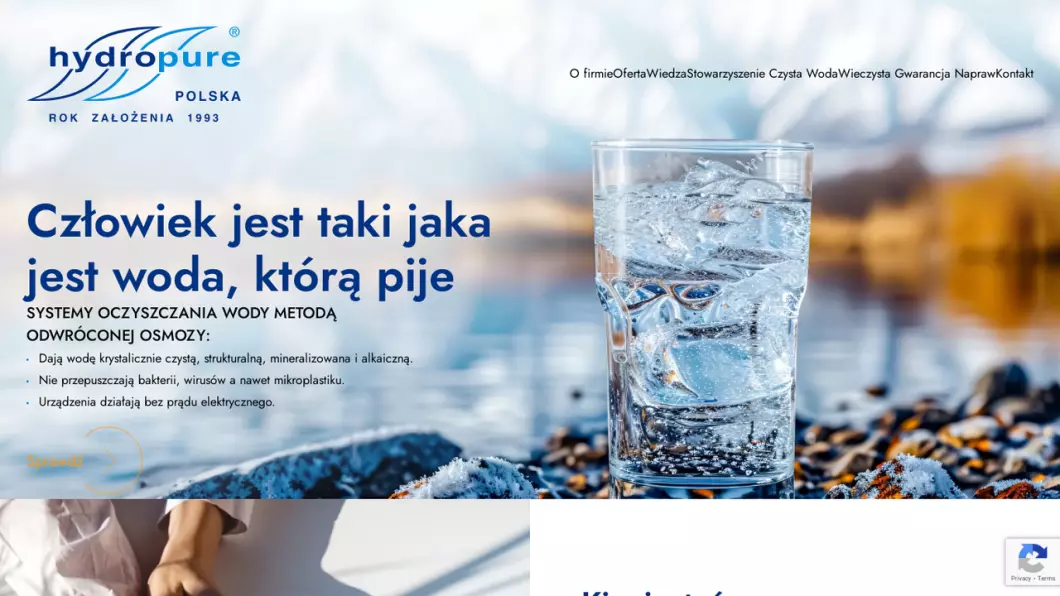 Hydropure - Odwrócona osmoza - zrzut ekranu