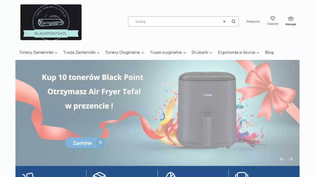 Tusze i tonery do drukarek Kraków | Blackpoint24.pl - zrzut ekranu